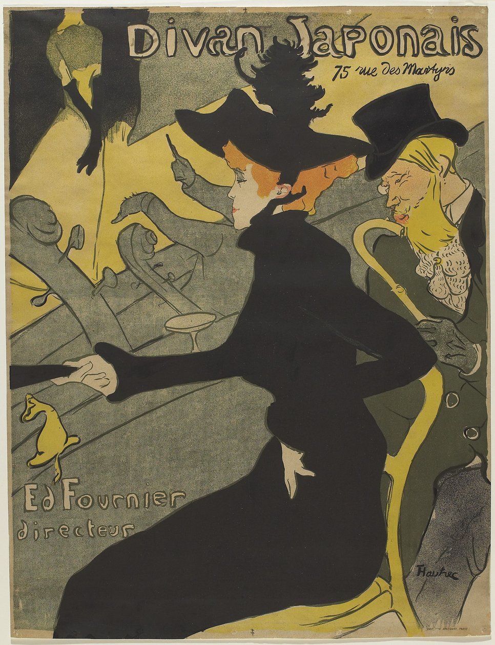 japońska kanapa autorstwa Henri de Toulouse Lautrec