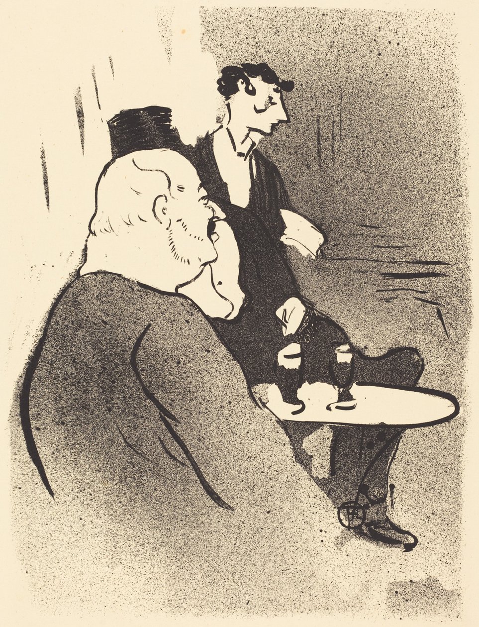 Ducarre w Ambassadeurs autorstwa Henri de Toulouse-Lautrec