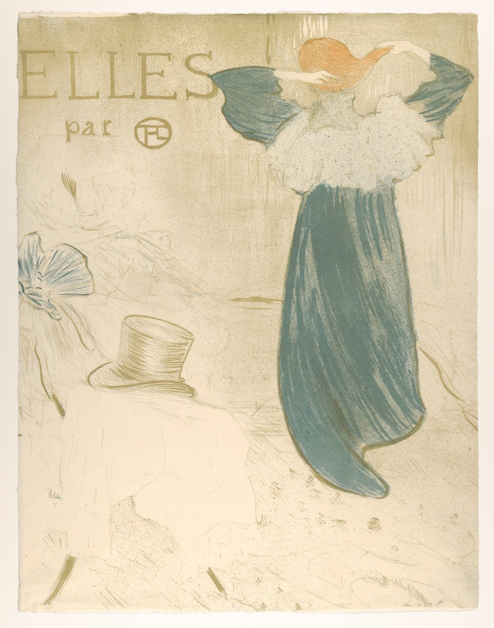 Elles (okładka portfolio) autorstwa Henri de Toulouse-Lautrec