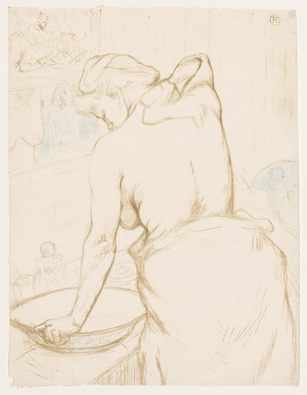 Elles: toaleta autorstwa Henri de Toulouse-Lautrec