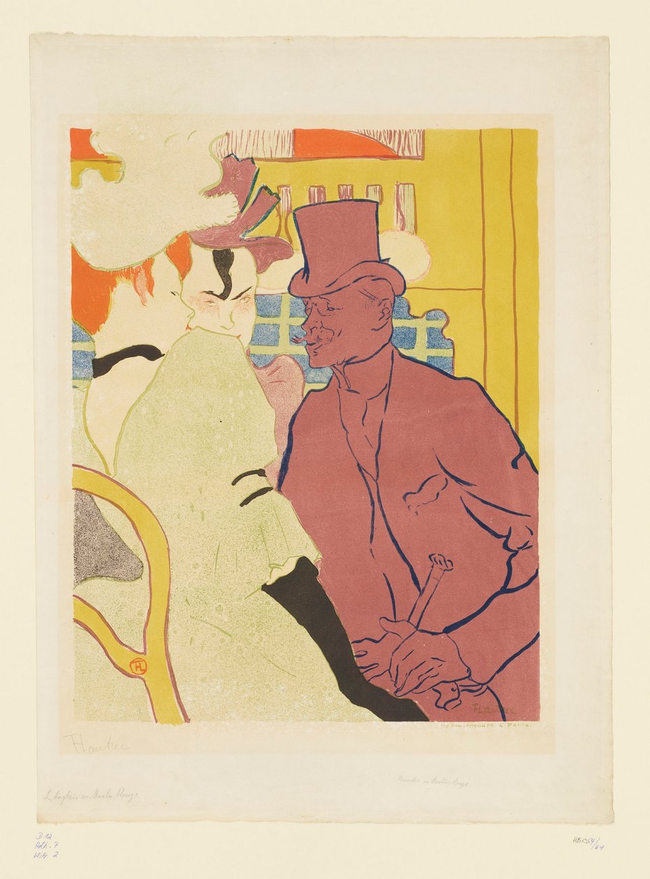 Anglicy w Moulin Rouge autorstwa Henri de Toulouse Lautrec