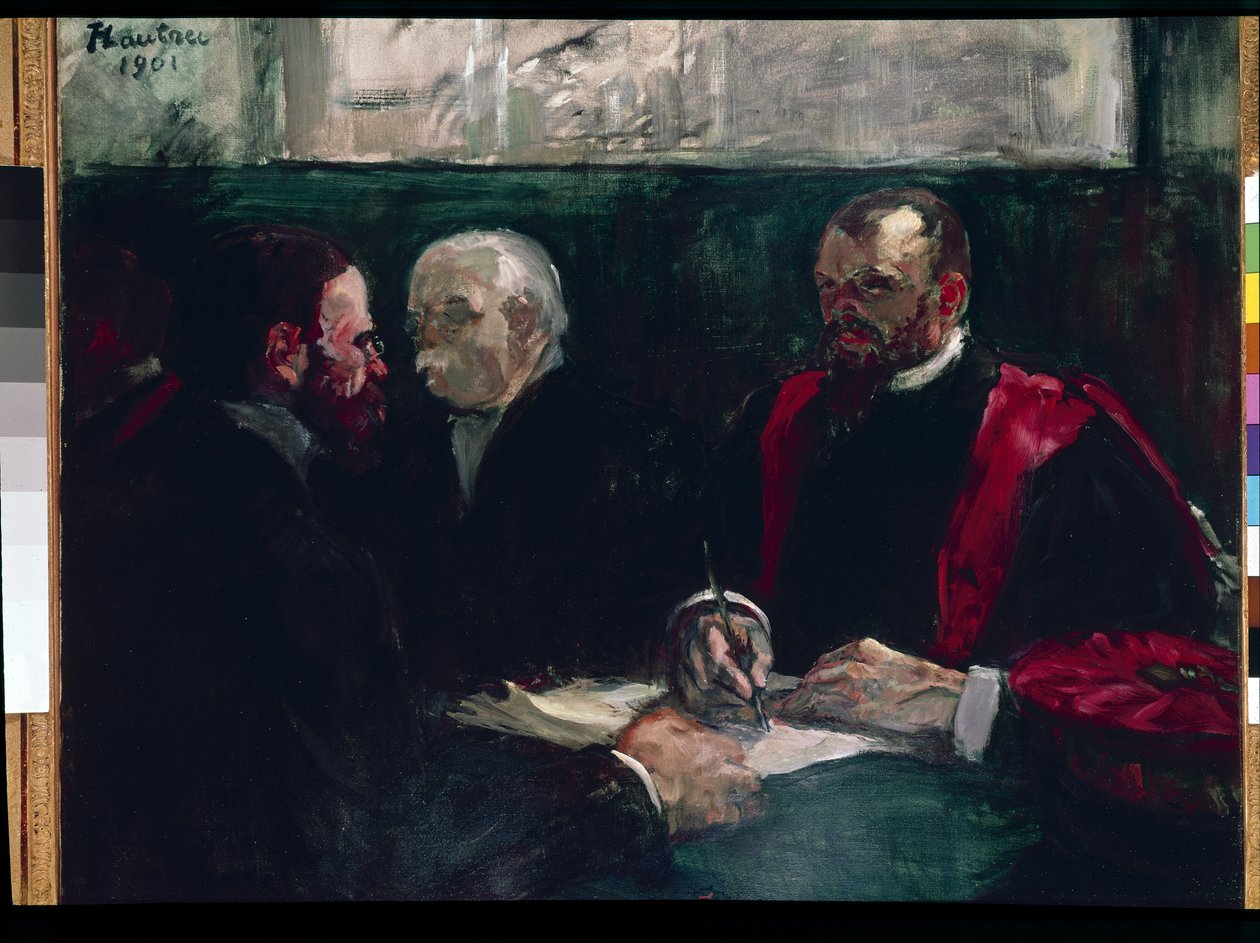 Egzamin na Wydziale Lekarskim w Paryżu autorstwa Henri de Toulouse Lautrec