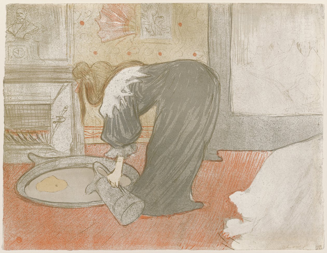 Kobieta w wannie autorstwa Henri de Toulouse-Lautrec