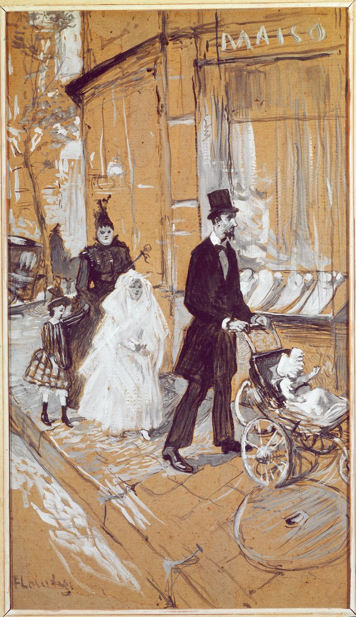 Dzień Pierwszej Komunii autorstwa Henri de Toulouse Lautrec