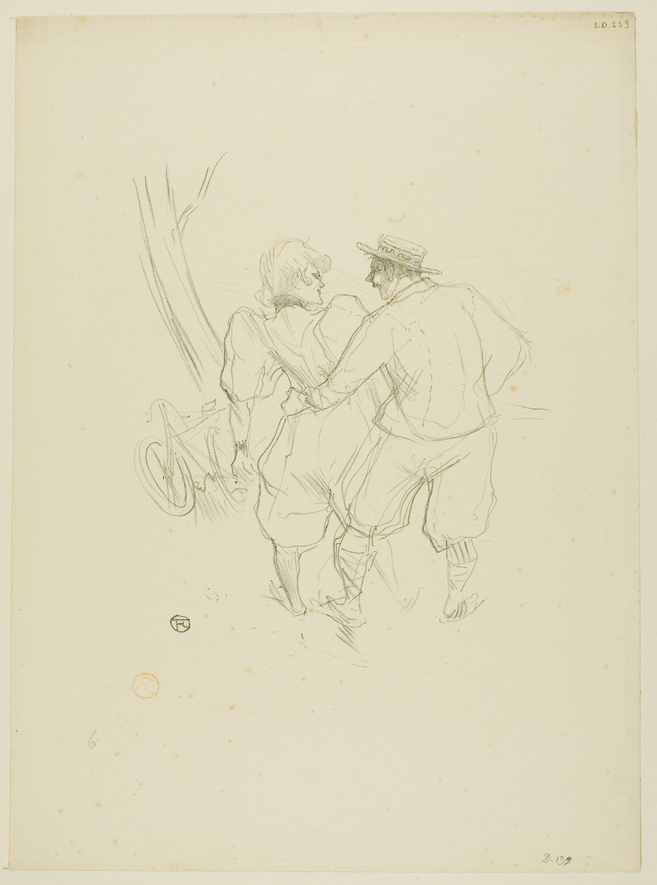 Floréal, z Melodii Désiré Dihau autorstwa Henri de Toulouse-Lautrec