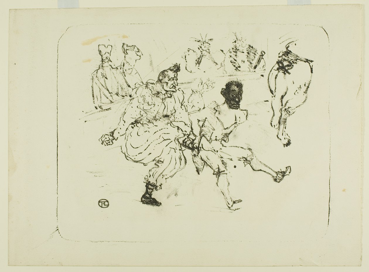 Footit i czekolada autorstwa Henri de Toulouse-Lautrec