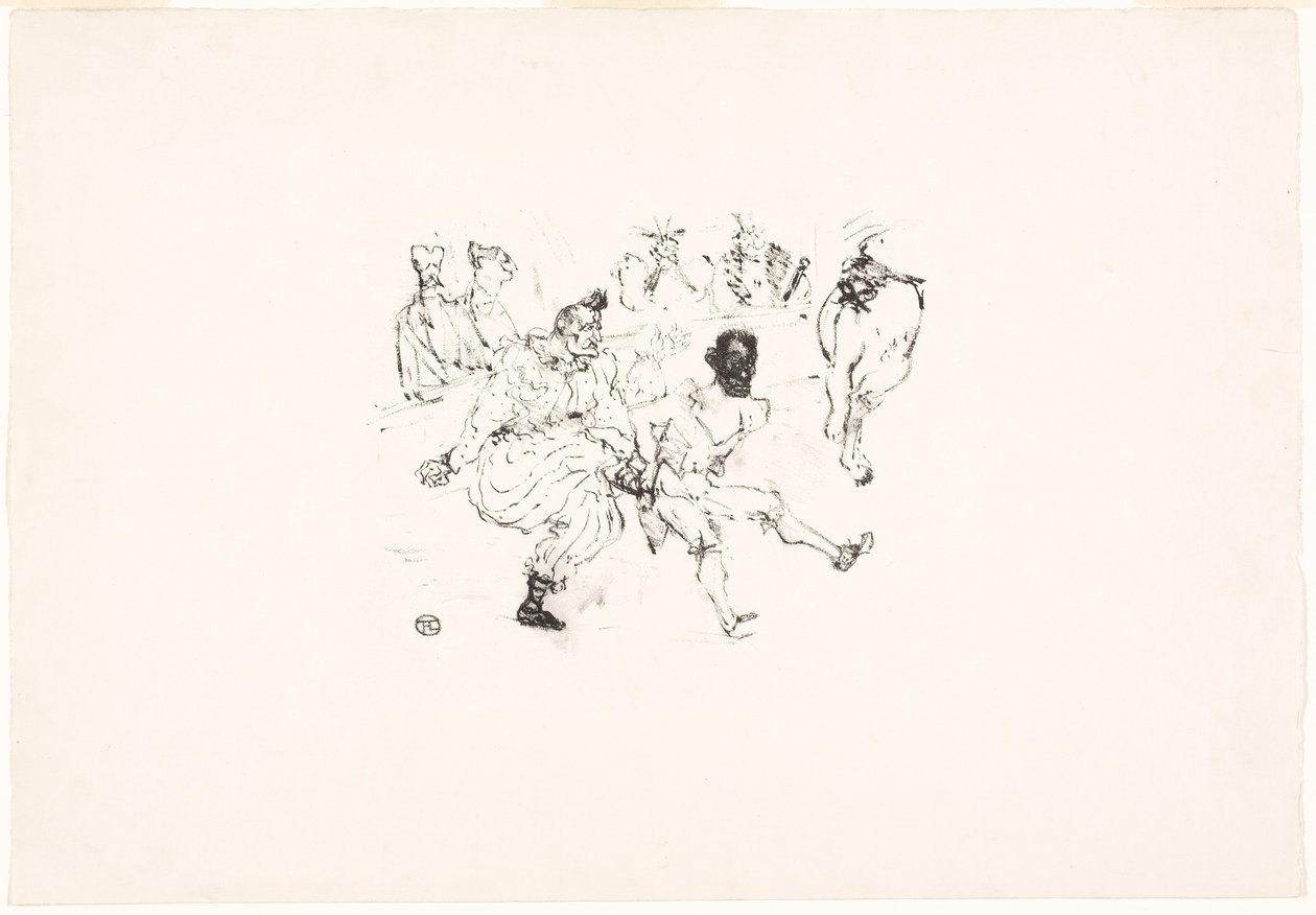 Footit i Chocolat autorstwa Henri de Toulouse-Lautrec