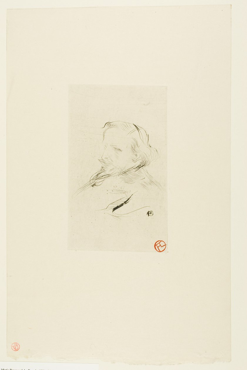 Franciszek Jordan autorstwa Henri de Toulouse-Lautrec