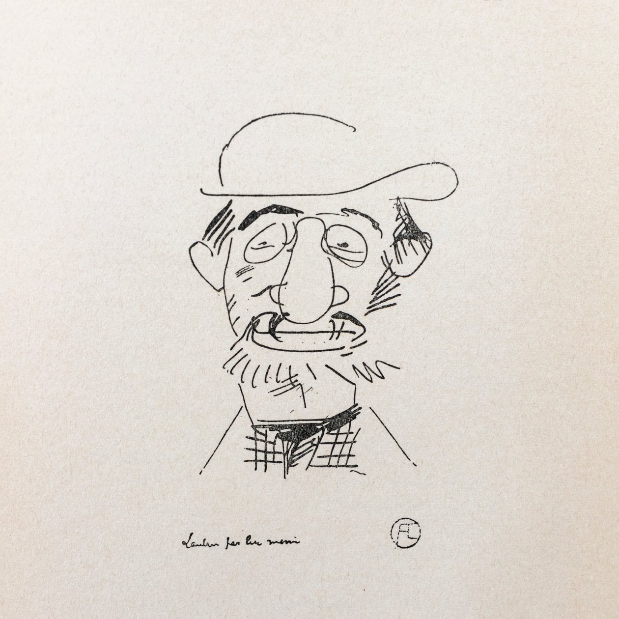 Henri Toulouse-Lautrec. Autoportret. autorstwa Henri de Toulouse Lautrec