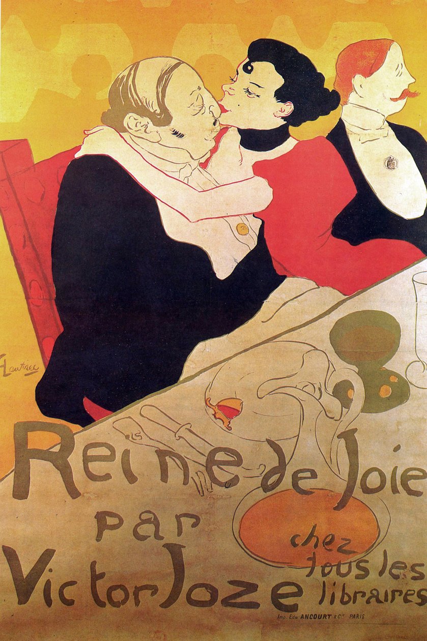Henri de Toulouse-Lautrec 1864 - 1901, malarz francuski, Królowa Radości 1892 autorstwa Henri de Toulouse Lautrec