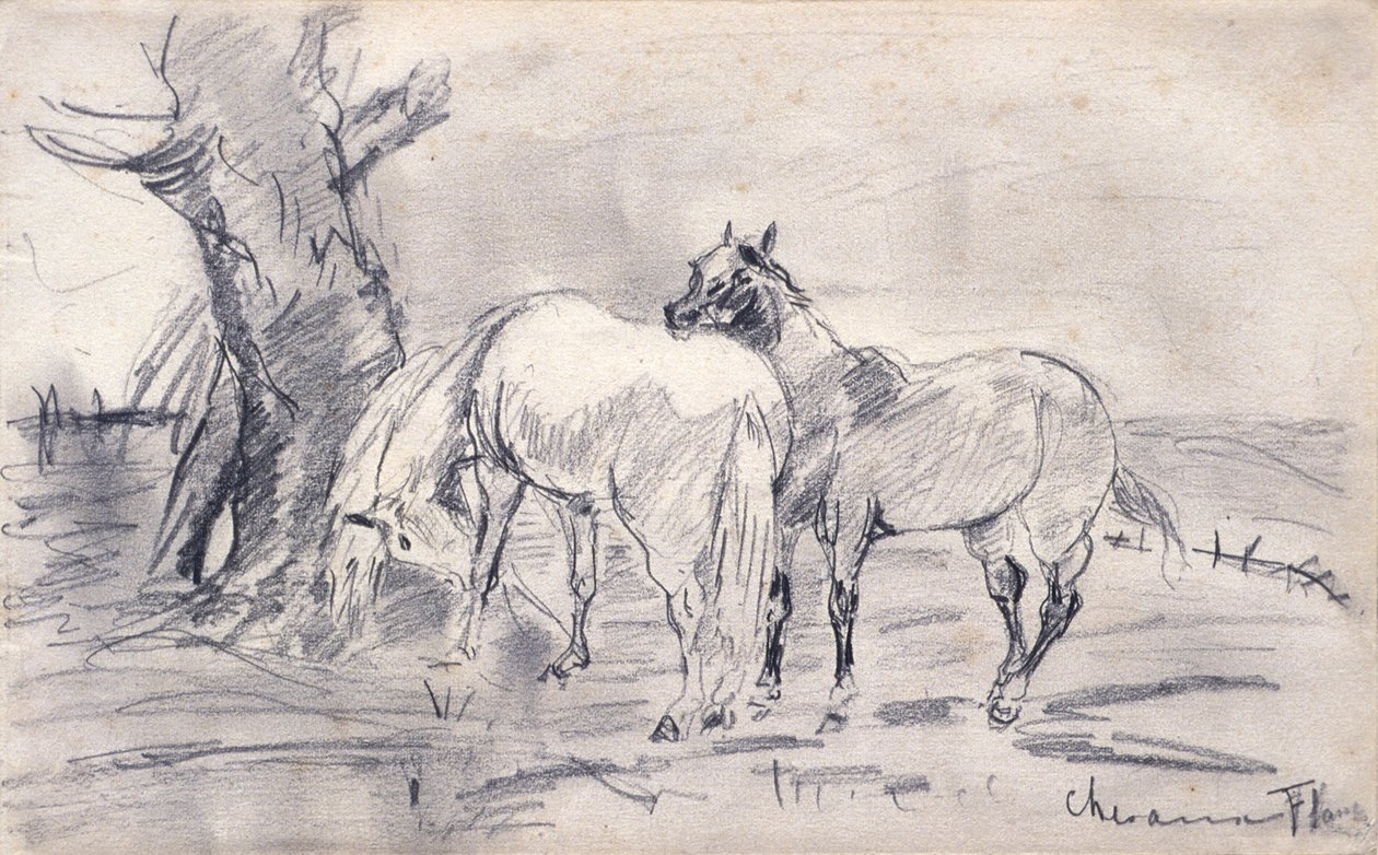 Konie autorstwa Henri de Toulouse-Lautrec