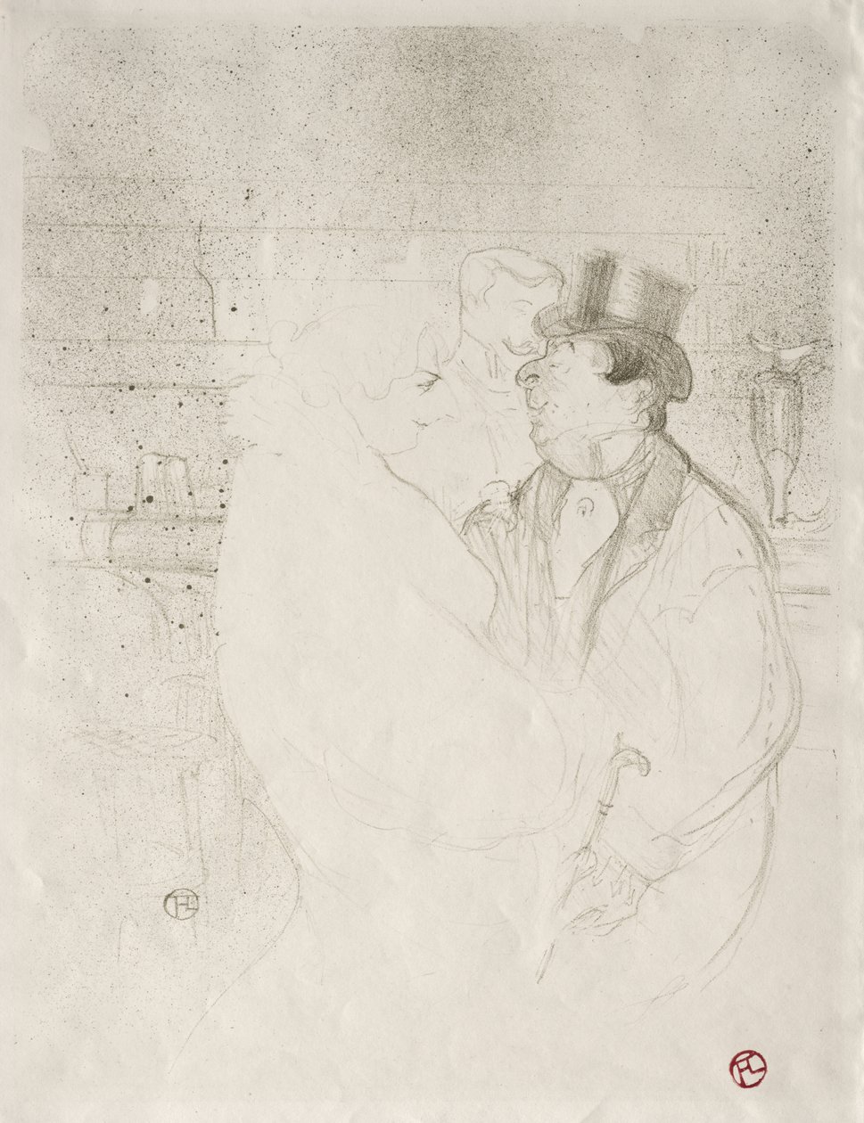Ida Heath w palestrze autorstwa Henri de Toulouse-Lautrec