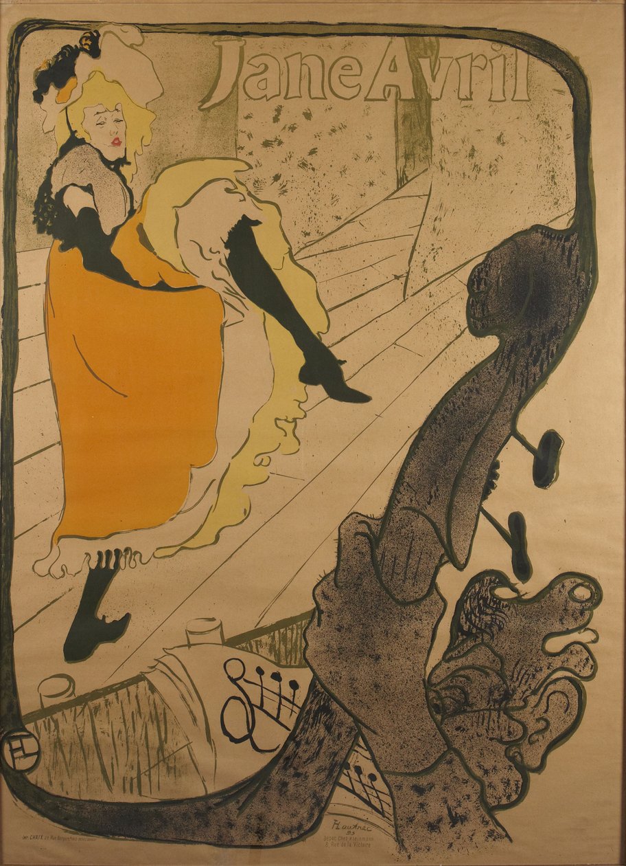 Jane Avril autorstwa Henri de Toulouse-Lautrec