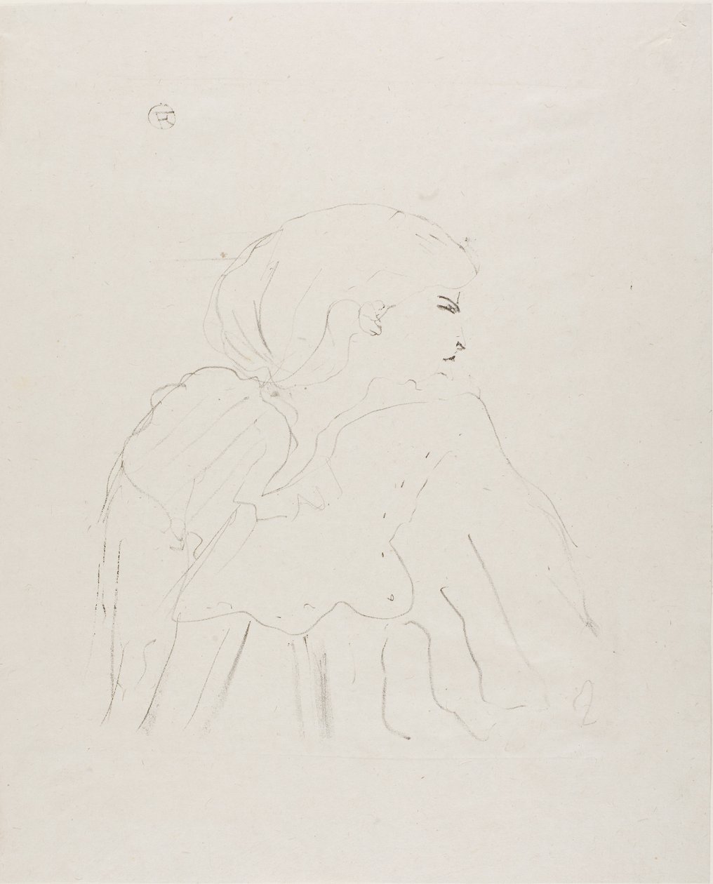 Jane Hading, z Treize Lithographies autorstwa Henri de Toulouse-Lautrec