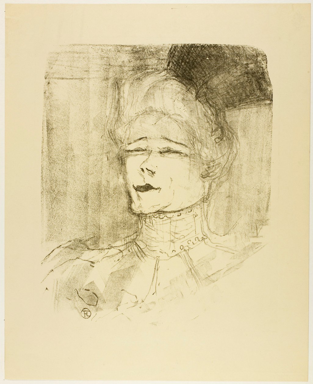 Jeanne Granier, z Treize Litographies autorstwa Henri de Toulouse-Lautrec
