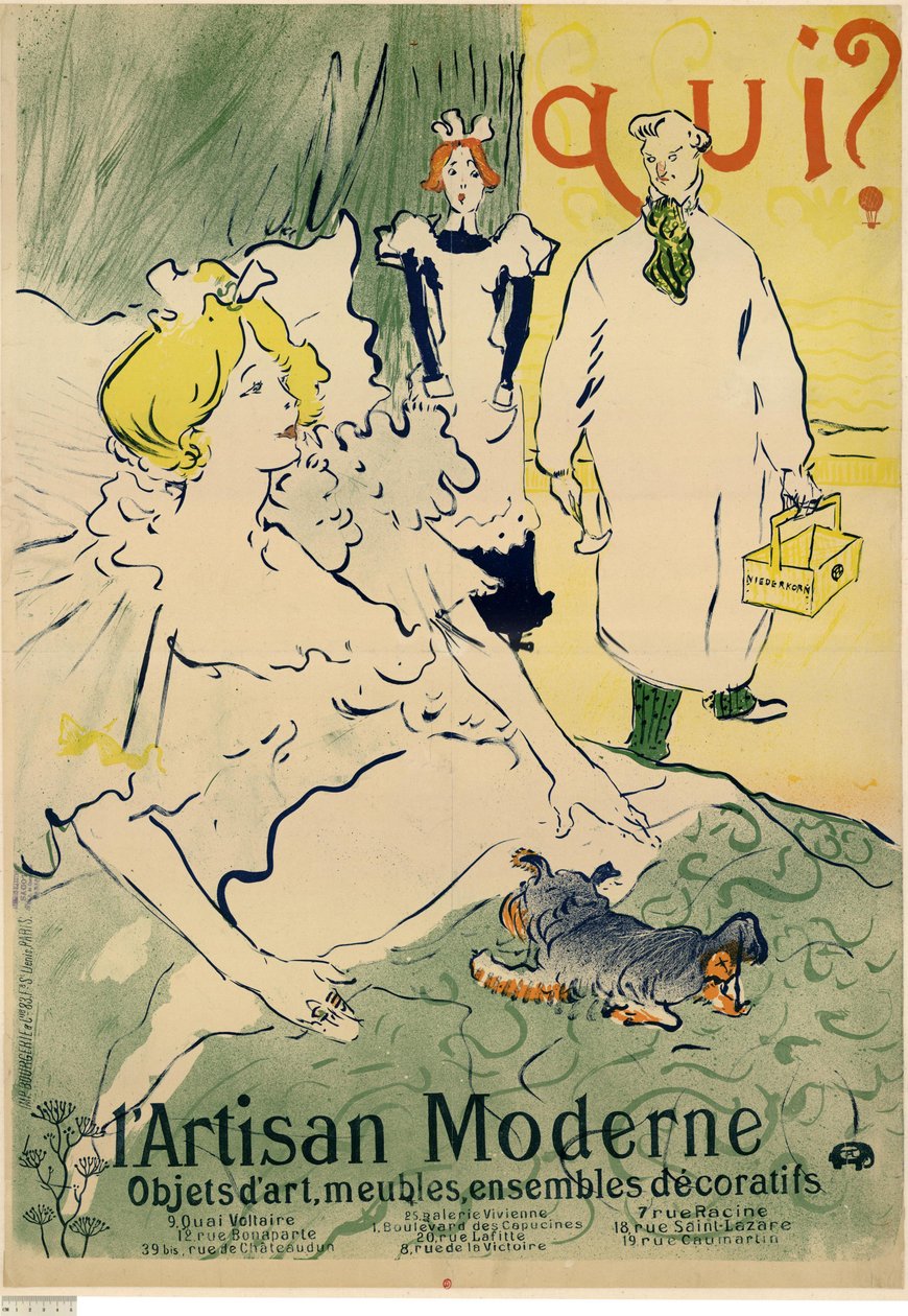 Der moderne Handwerker autorstwa Henri de Toulouse-Lautrec