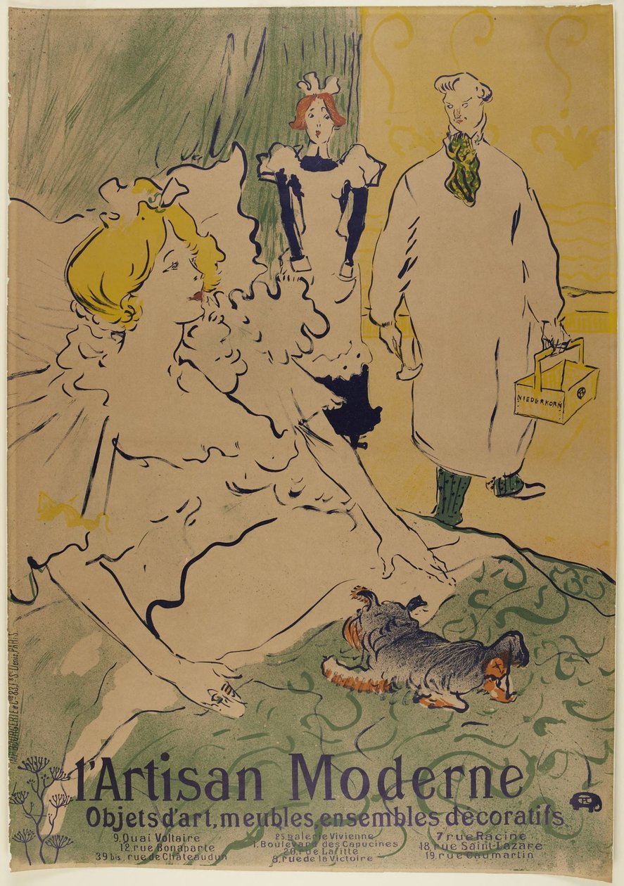 Współczesny rzemieślnik autorstwa Henri de Toulouse-Lautrec