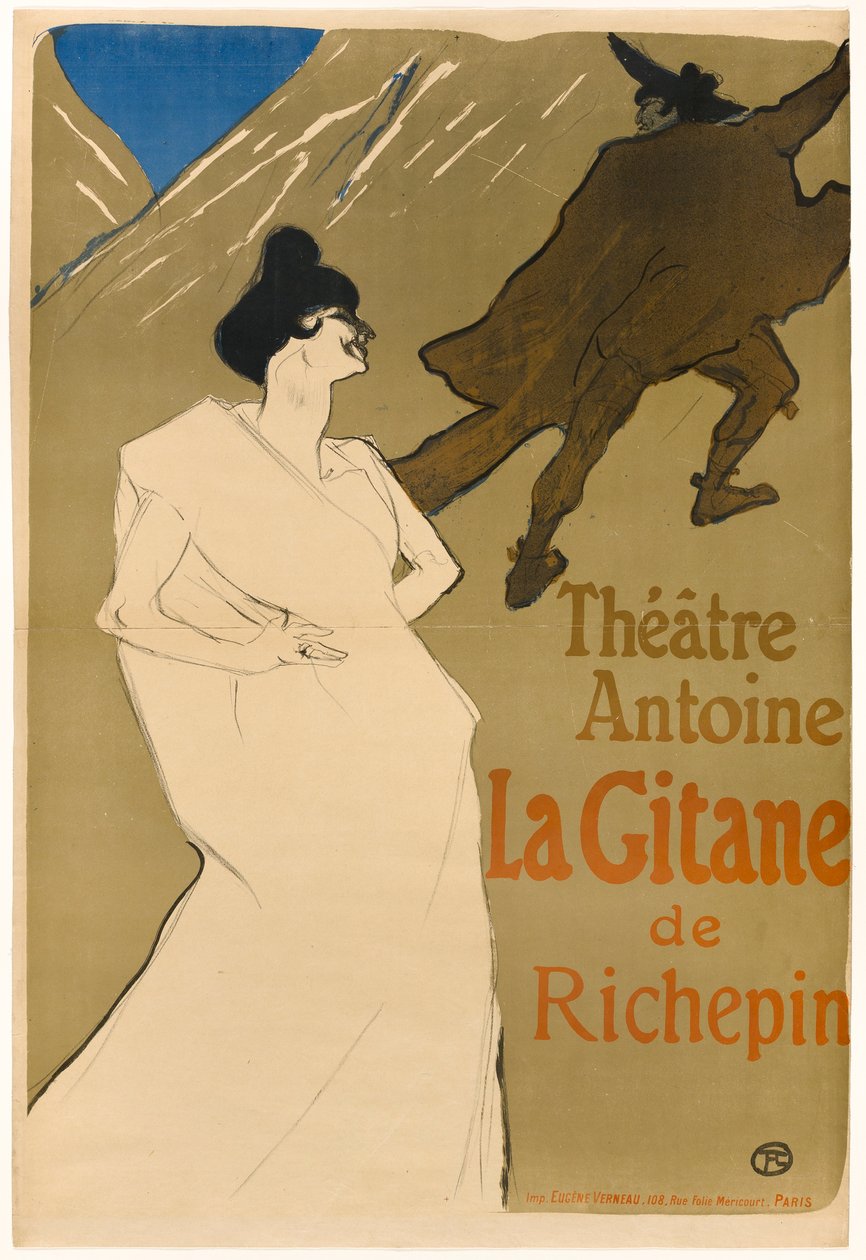 cygański autorstwa Henri de Toulouse-Lautrec