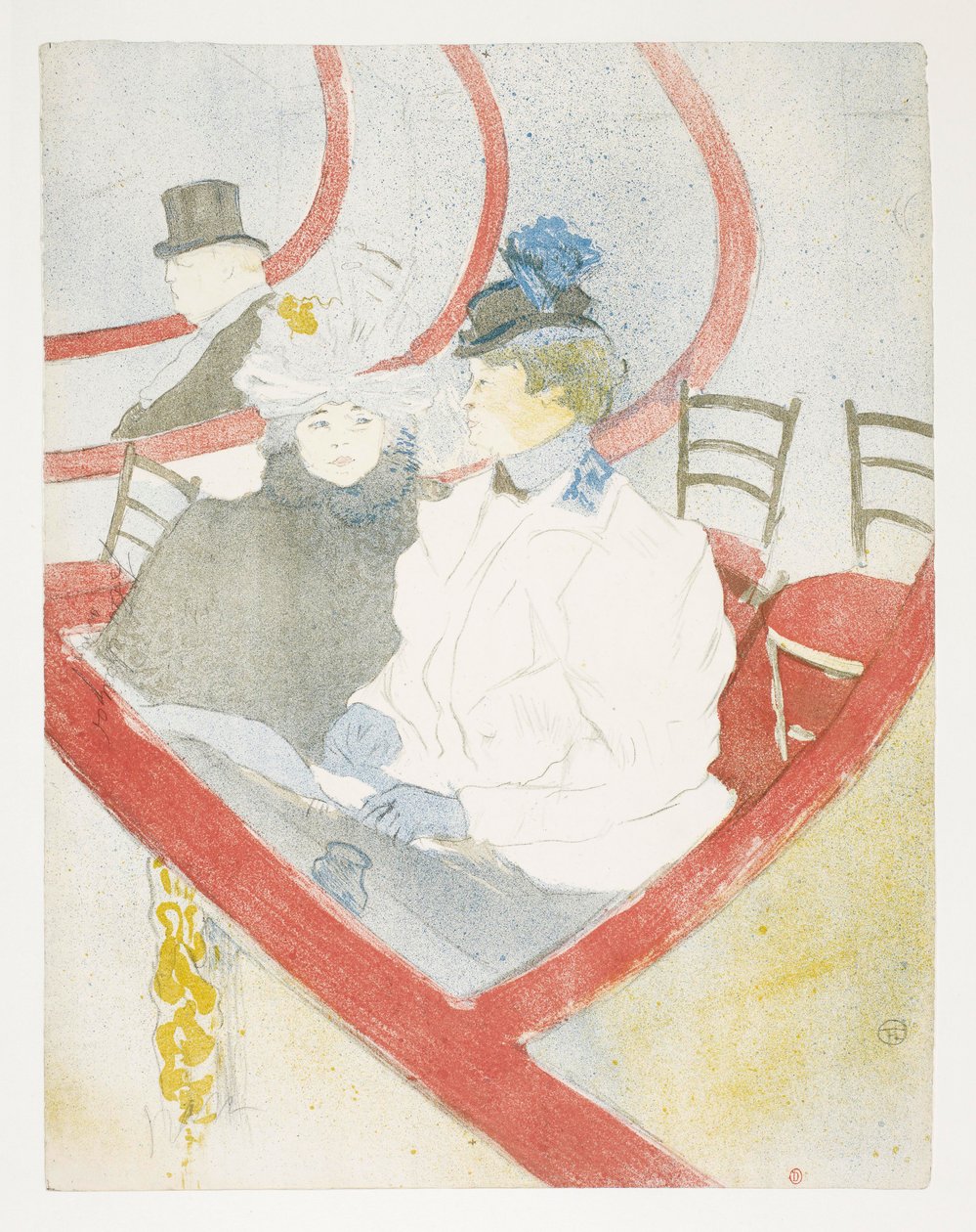 Wielka loża autorstwa Henri de Toulouse-Lautrec