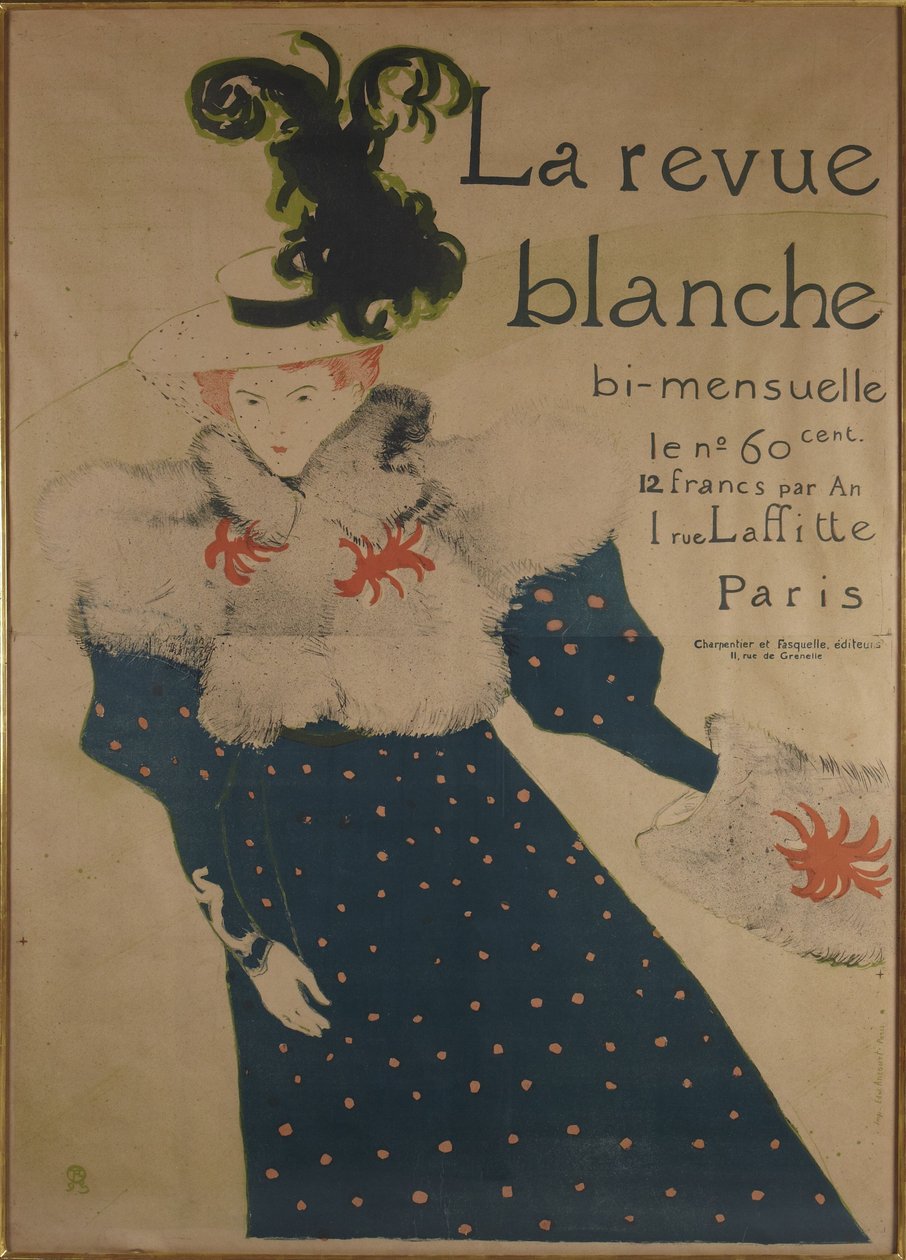 La revue blanche autorstwa Henri de Toulouse-Lautrec