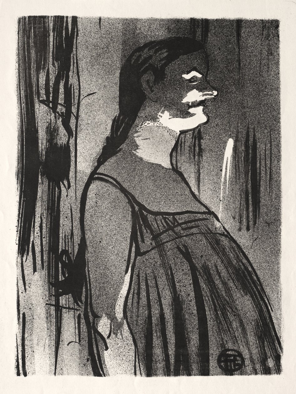 Koncert w kawiarni: Pani Abdala autorstwa Henri de Toulouse-Lautrec