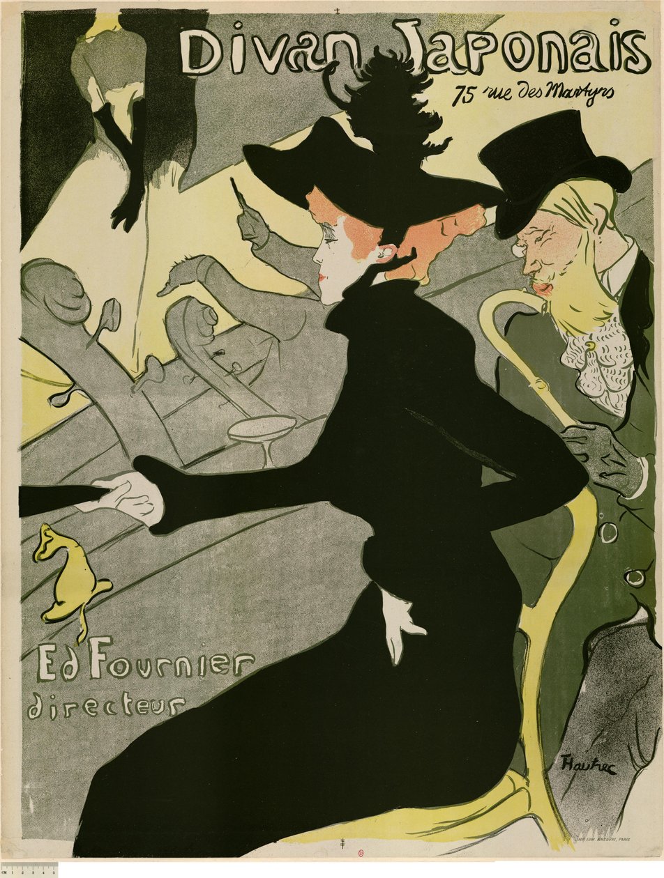 Japoński divan autorstwa Henri de Toulouse-Lautrec
