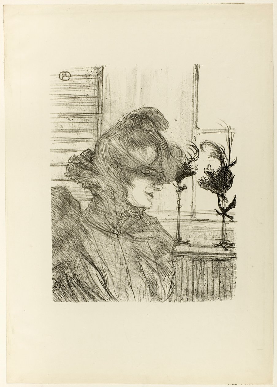 Le Margoin (Mademoiselle Louise Blouet) autorstwa Henri de Toulouse-Lautrec
