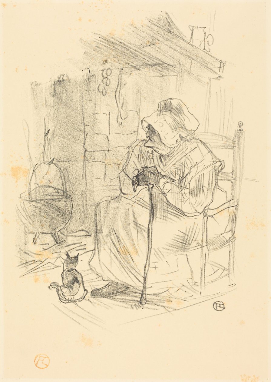 Tajemnica autorstwa Henri de Toulouse-Lautrec