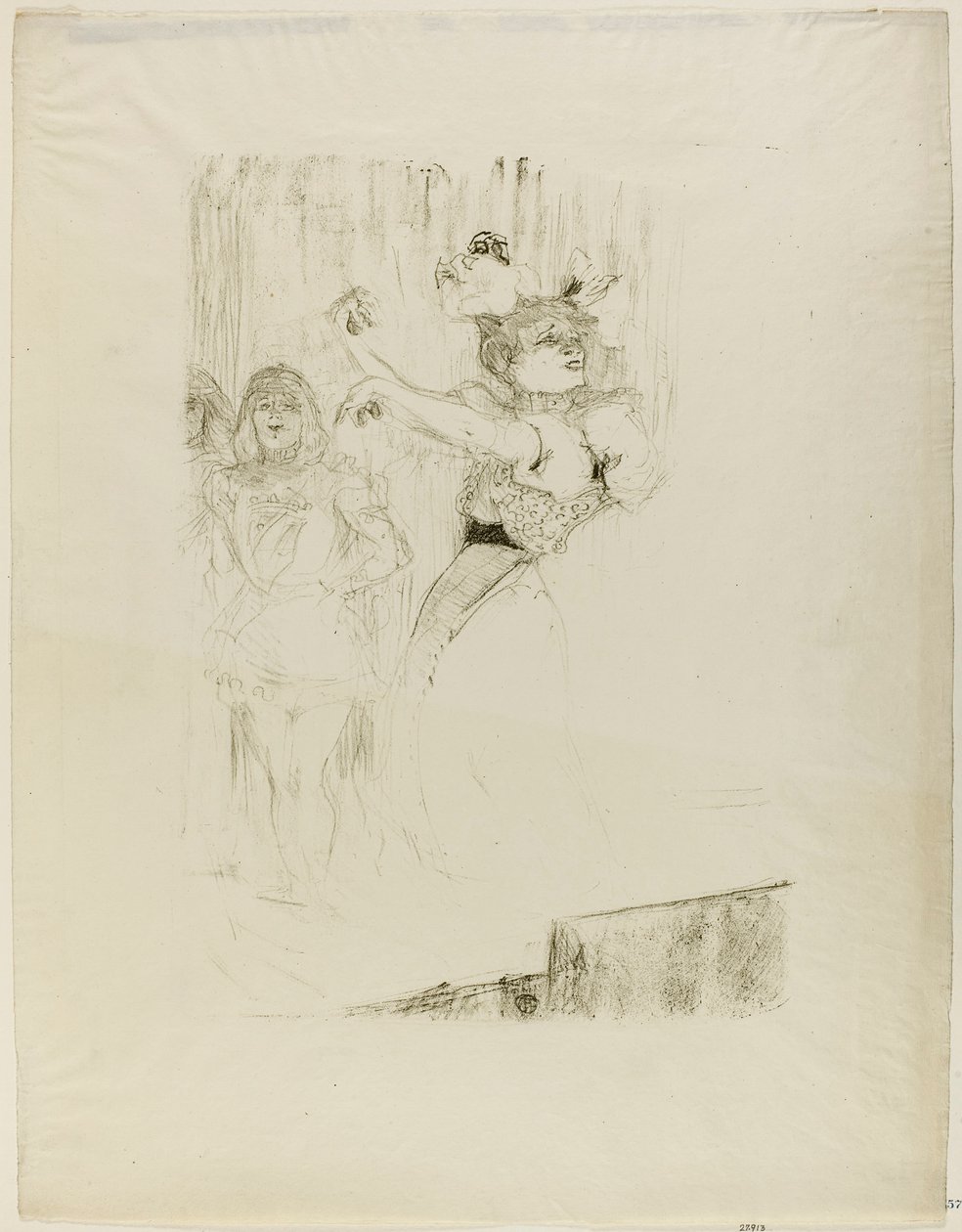 Pożyczkodawca tańczący bolerko w Chilpéric autorstwa Henri de Toulouse-Lautrec