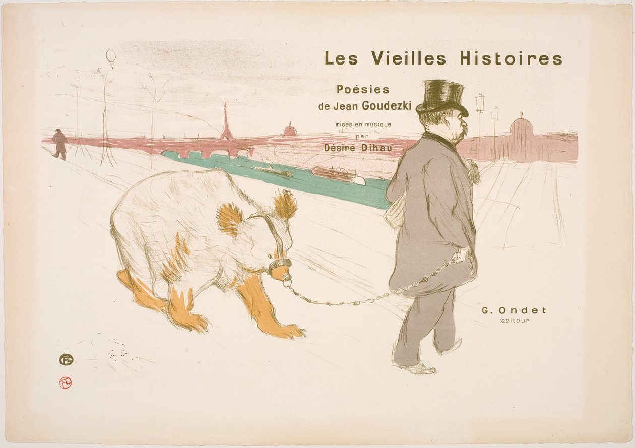 Stare historie, okładki autorstwa Henri de Toulouse-Lautrec