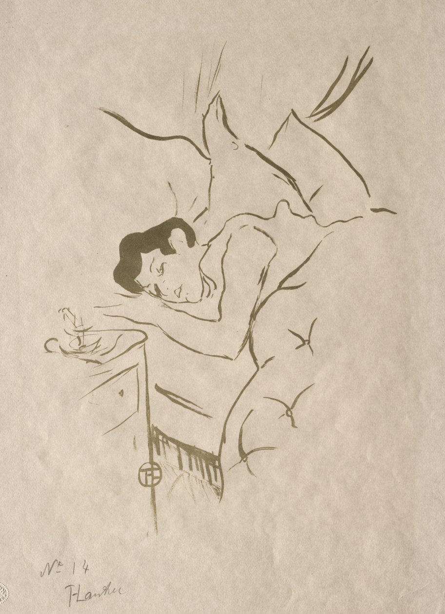 Stare historie: Twoje usta autorstwa Henri de Toulouse-Lautrec