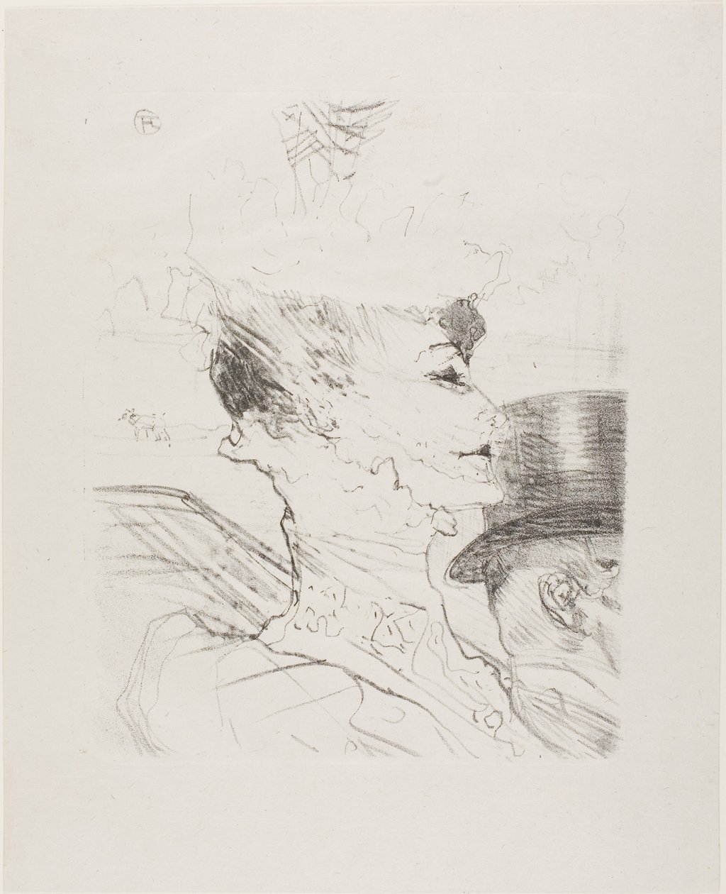 Louise Balthy, z Treize Litographies autorstwa Henri de Toulouse-Lautrec