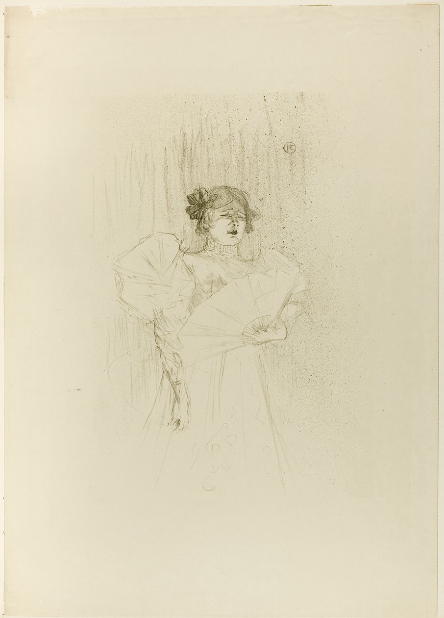 Luce Myres, widok z przodu autorstwa Henri de Toulouse-Lautrec