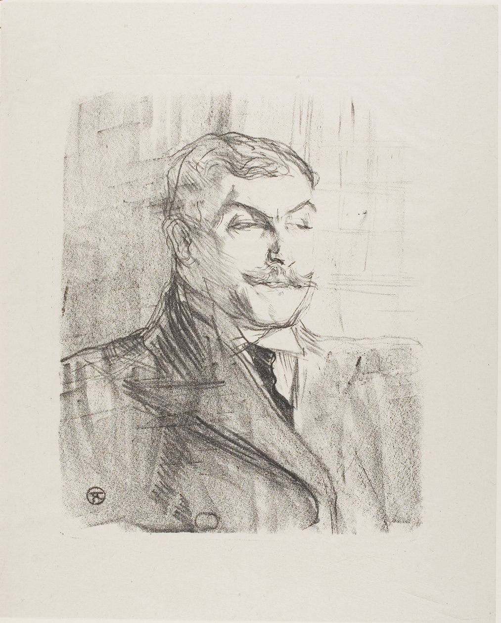 Lucien Guitry, z Treize Litographies autorstwa Henri de Toulouse-Lautrec