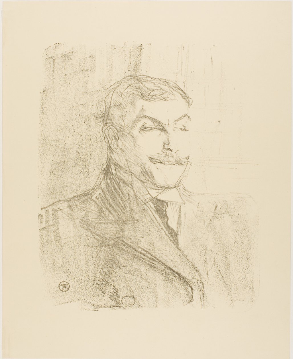 Lucien Guitry, z Treize Litographies autorstwa Henri de Toulouse-Lautrec