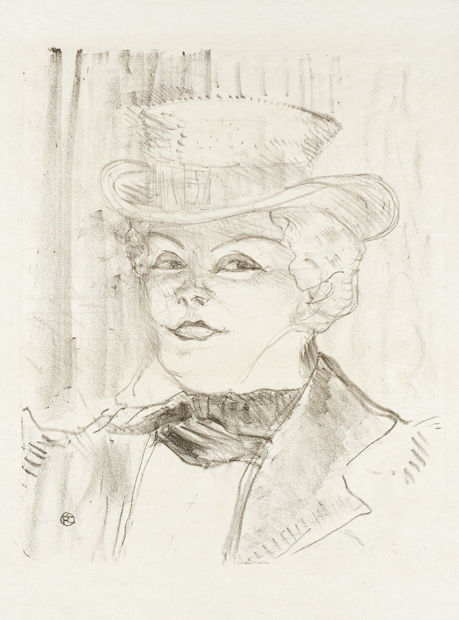 Pani Réjane autorstwa Henri de Toulouse-Lautrec