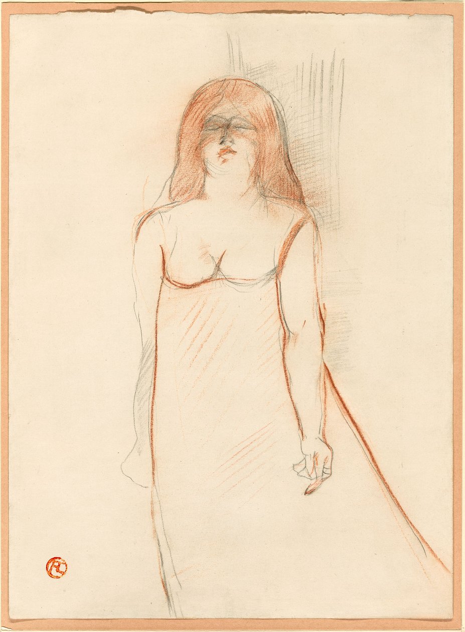 panna Cocyte autorstwa Henri de Toulouse-Lautrec