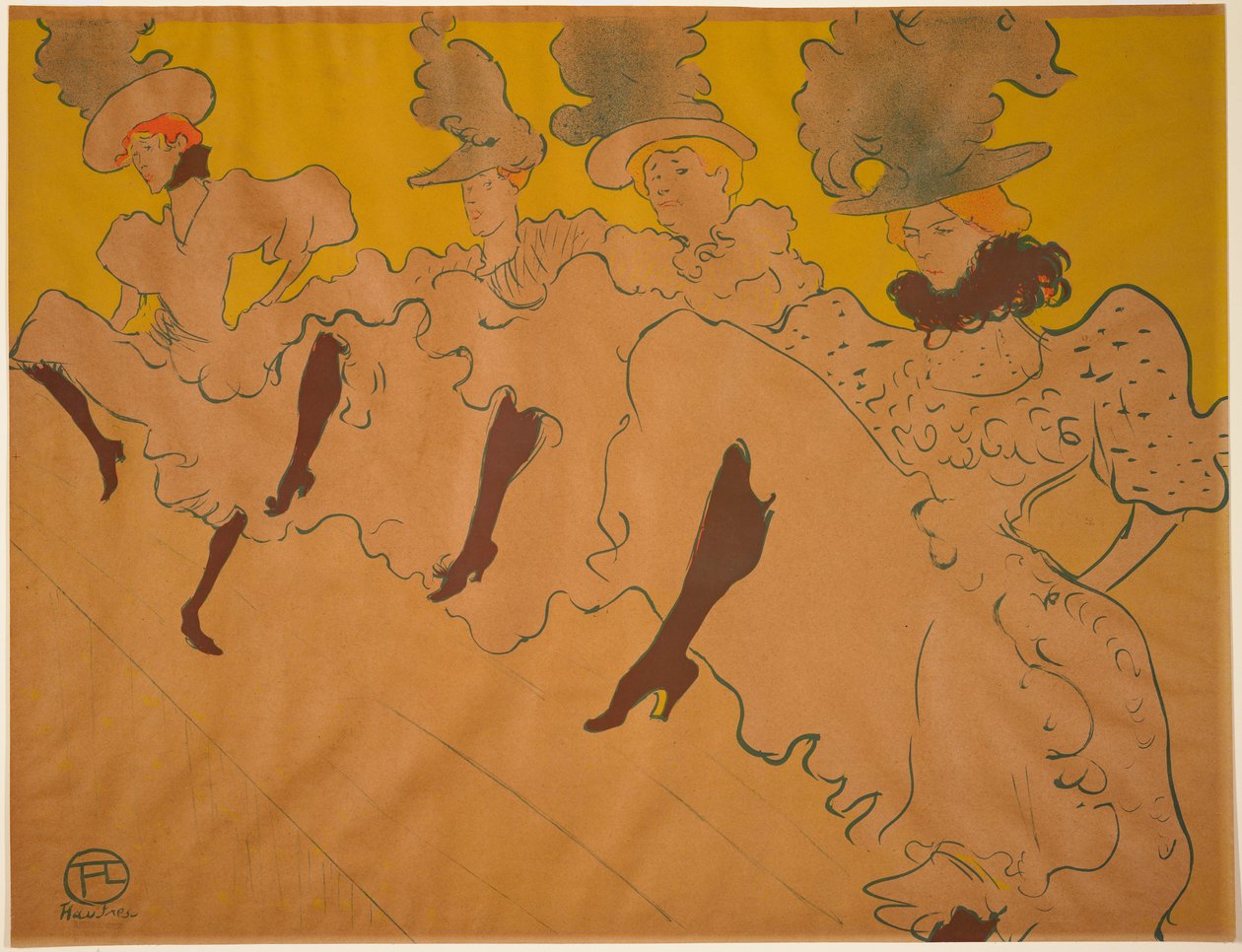 Trupa panny Eglantine autorstwa Henri de Toulouse-Lautrec