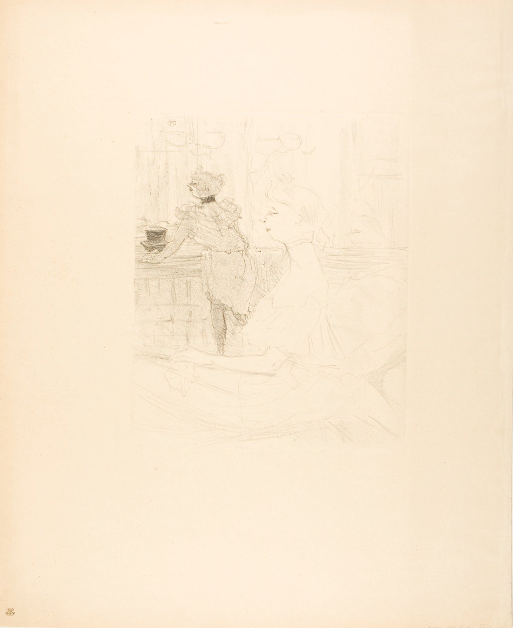 panna Leconte autorstwa Henri de Toulouse-Lautrec