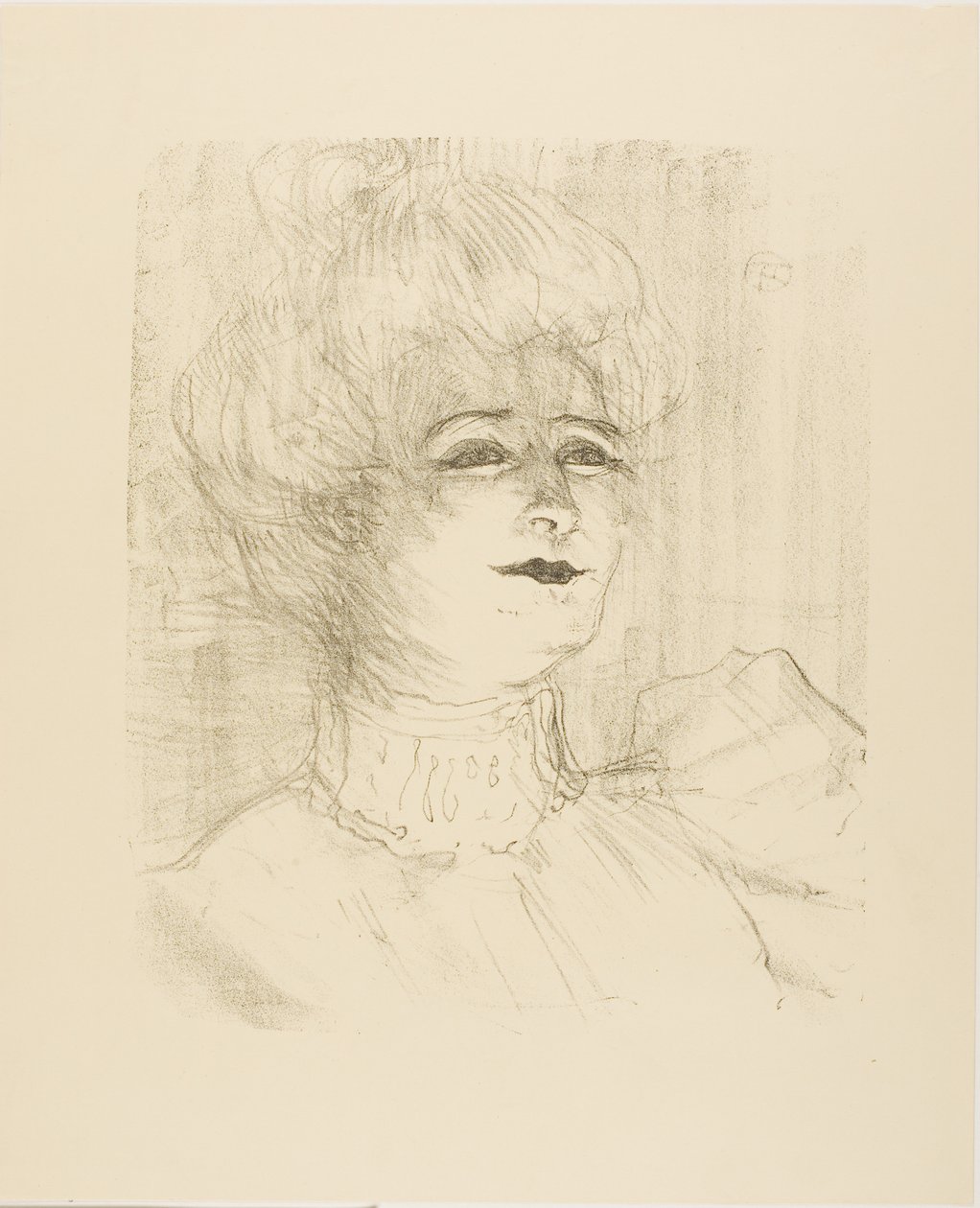 Marie-Louise Marsy, z Treize Litographies autorstwa Henri de Toulouse-Lautrec