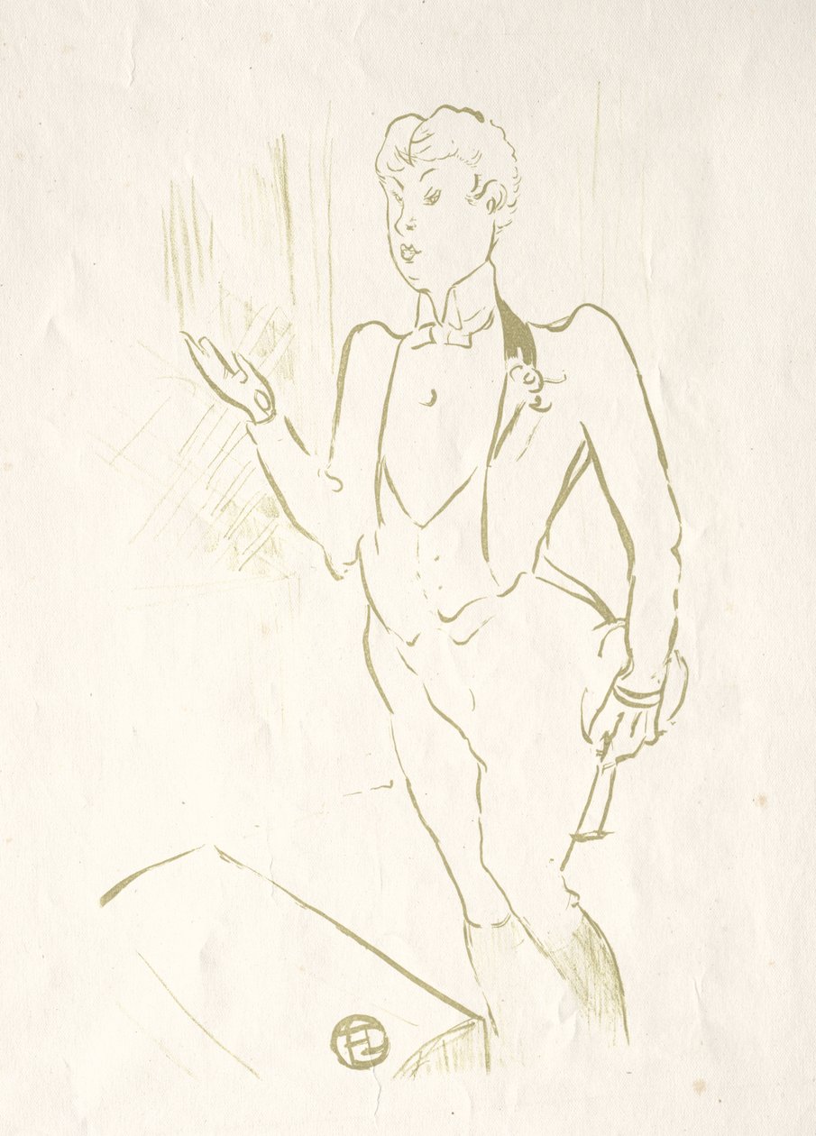 Mary Hamilton autorstwa Henri de Toulouse-Lautrec