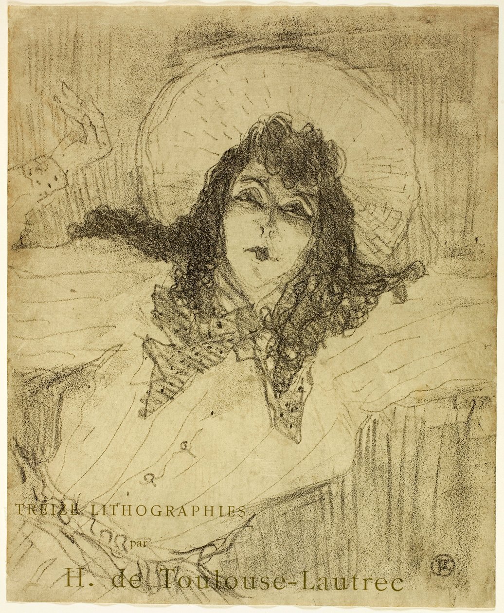 May Belfort, z Treize Litographies autorstwa Henri de Toulouse-Lautrec