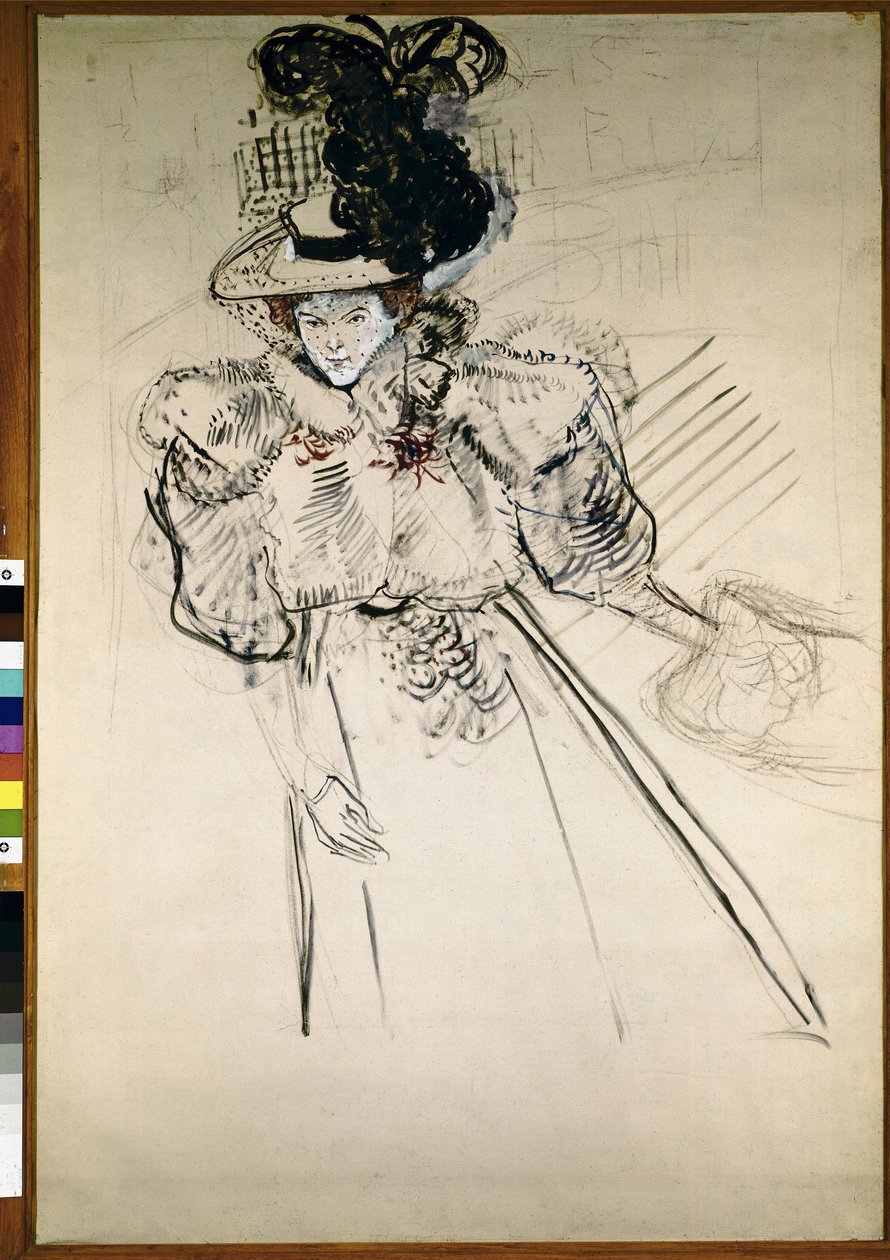 Misia Natanson autorstwa Henri de Toulouse Lautrec