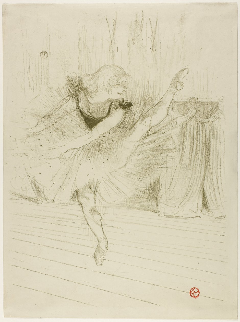 Panna Ida Heath, angielska tancerka autorstwa Henri de Toulouse Lautrec