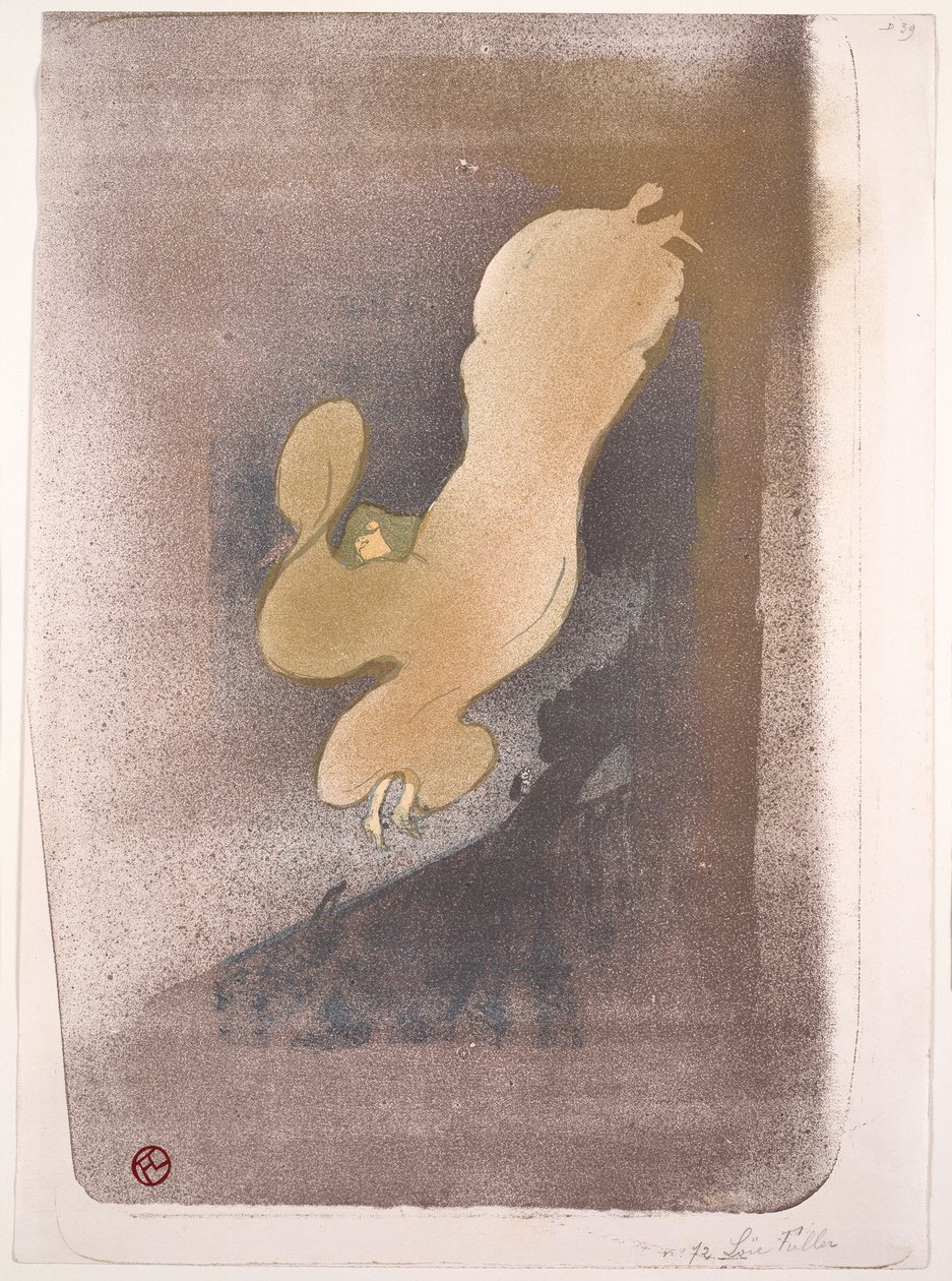 Panna Loïe Fuller autorstwa Henri de Toulouse-Lautrec