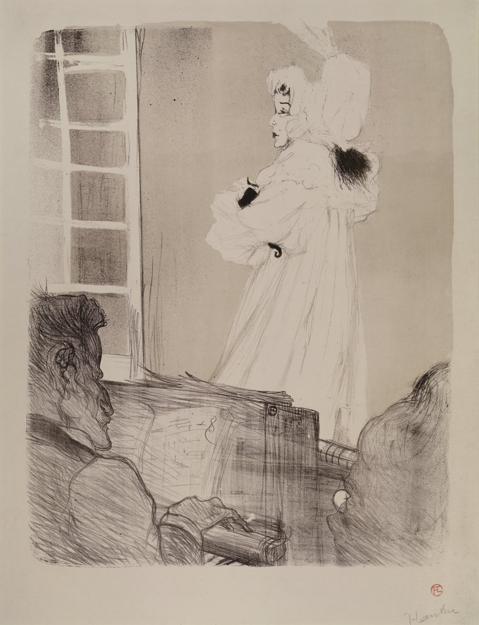 Miss May Belfort (wielka planche) autorstwa Henri de Toulouse Lautrec