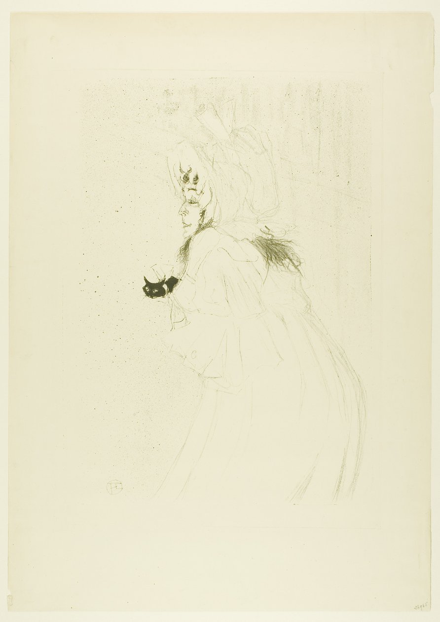 Panna May Belfort kłania się autorstwa Henri de Toulouse-Lautrec
