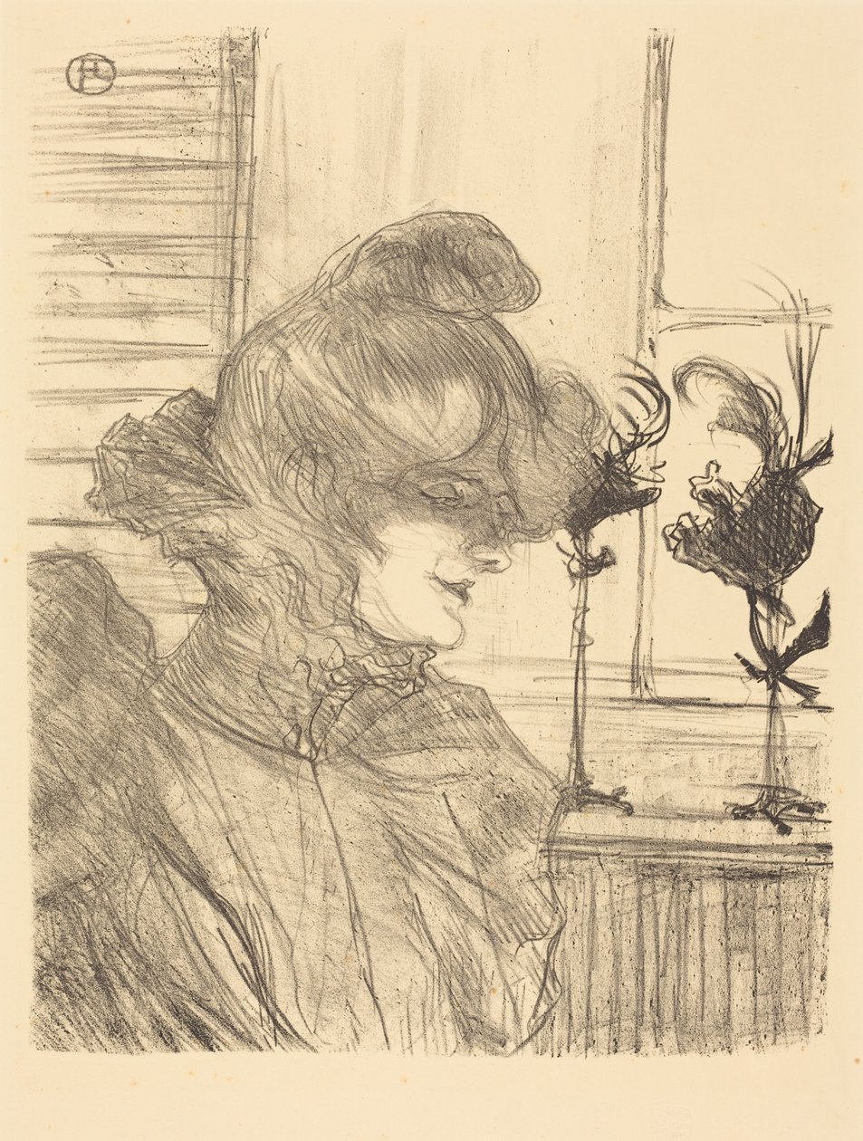 Pani Le Marguoin, modystka autorstwa Henri de Toulouse-Lautrec
