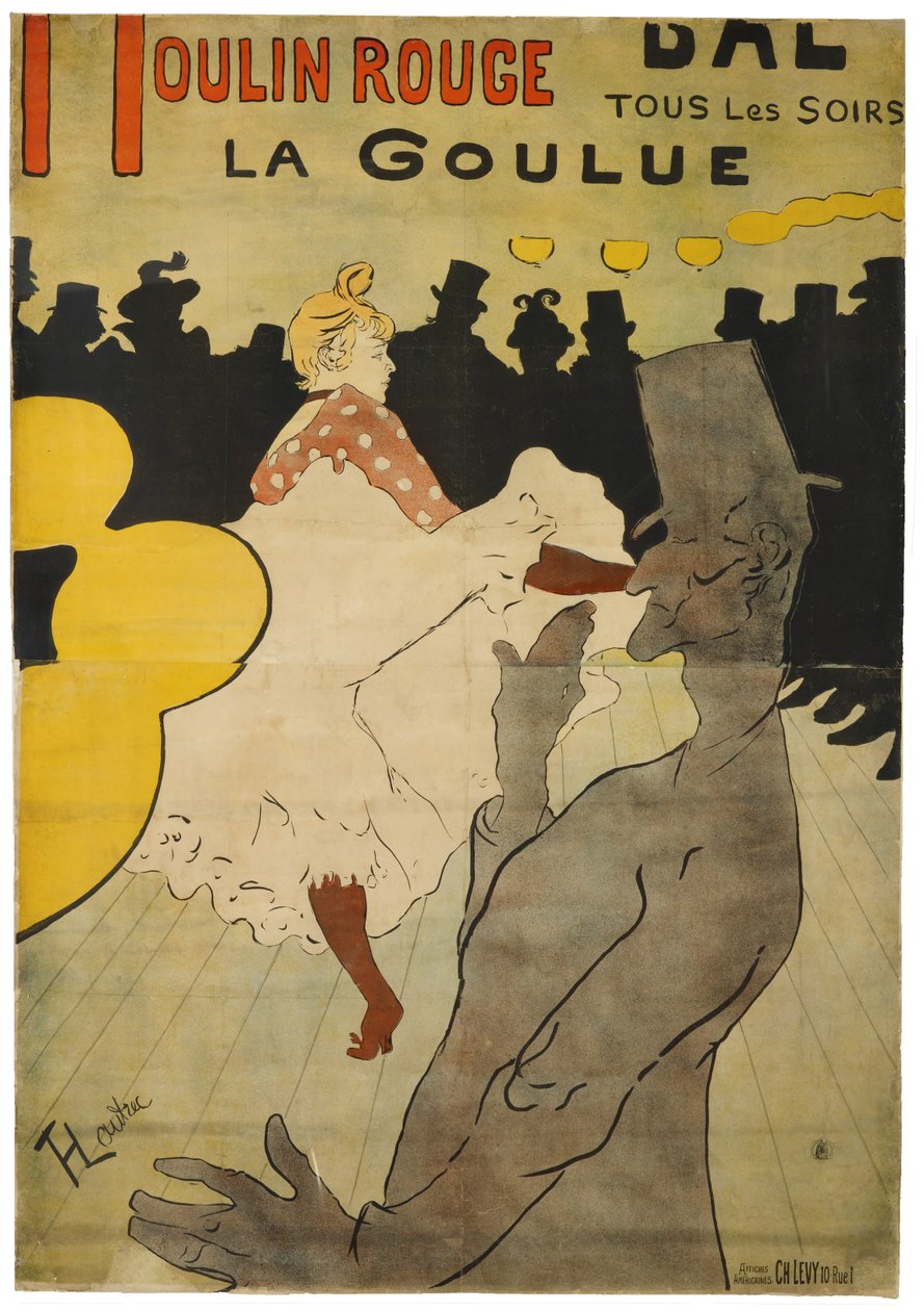 Moulin Rouge - La Goulue autorstwa Henri de Toulouse-Lautrec
