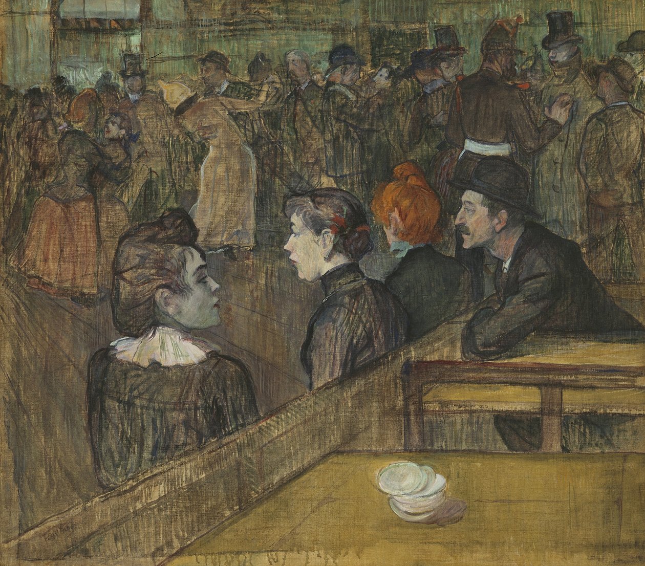 Moulin de la Galette autorstwa Henri de Toulouse Lautrec